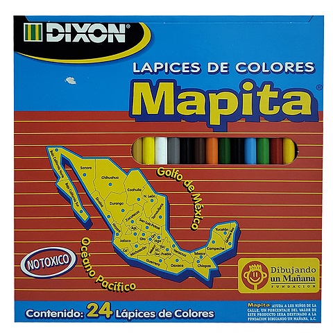Dixon Lapices de Color Mapita 24